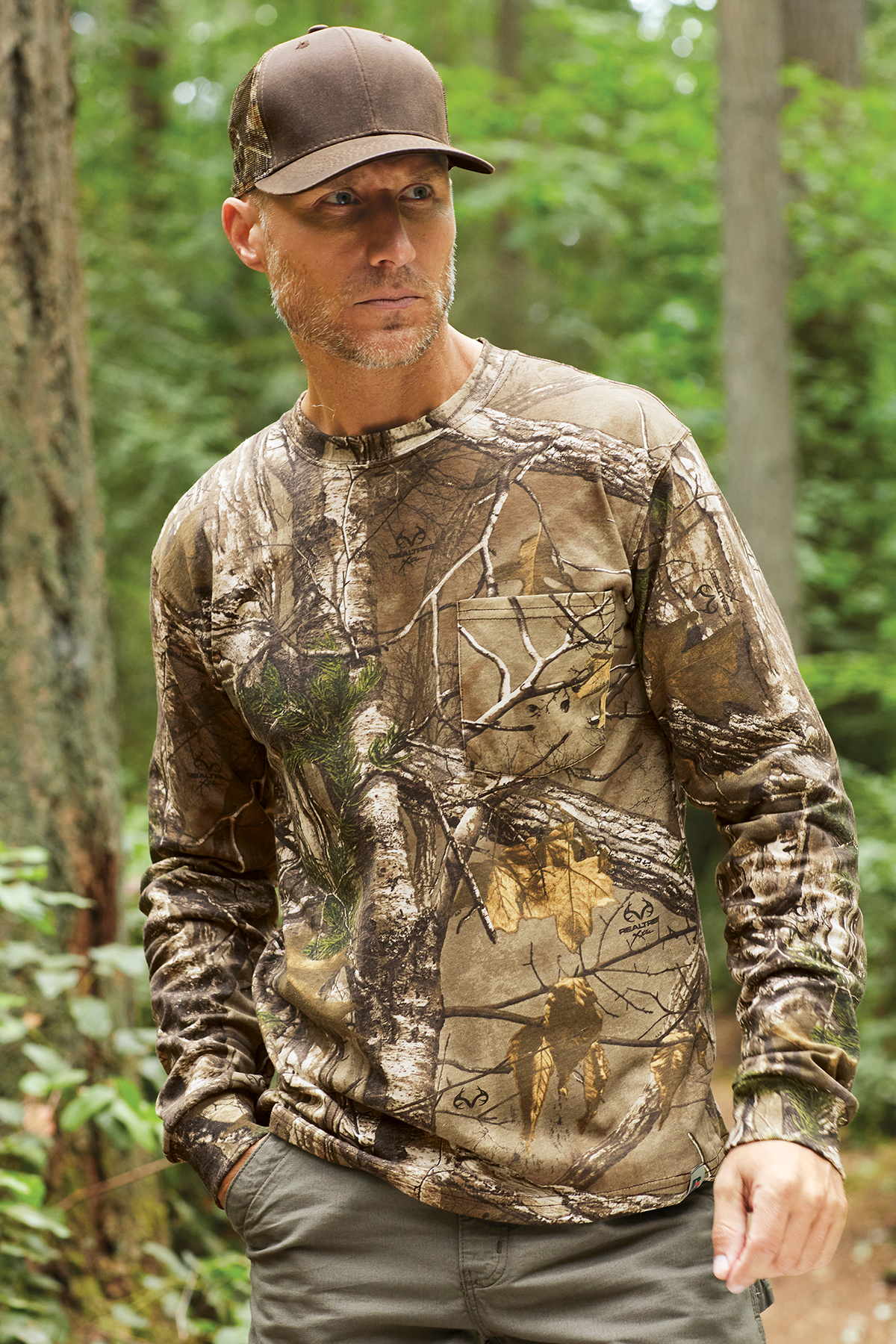 Deerhunter Greystone T-Shirt Long Sleeved Hunting Shooting Fishing 