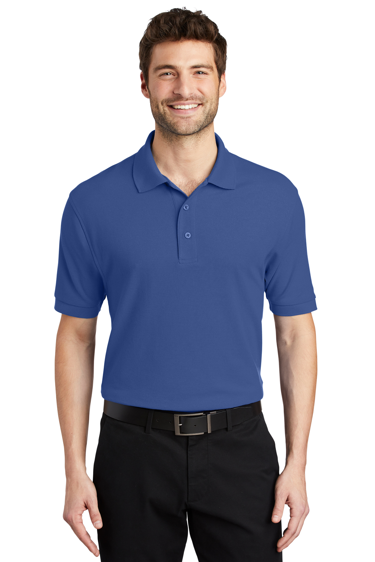 Port Authority K502 Silk Touch Tipped Polo 