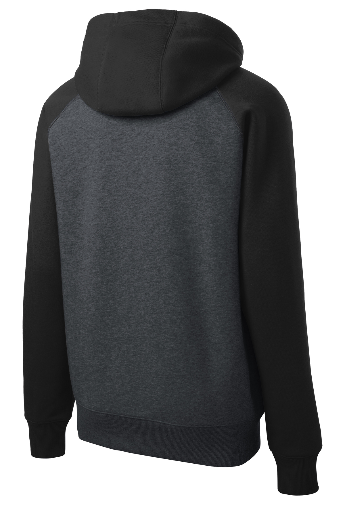 Sport-Tek Raglan Colorblock Full-Zip Hooded Fleece Jacket | Product ...