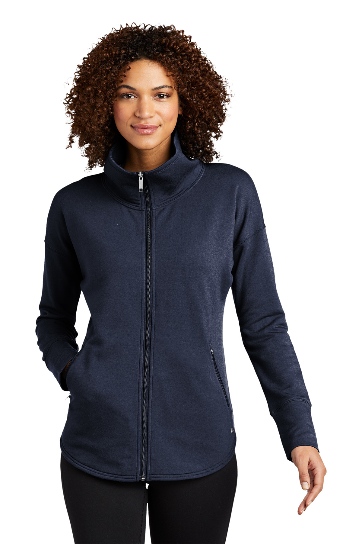 Women's Stromer Full Zip Fleece - Blue Navy