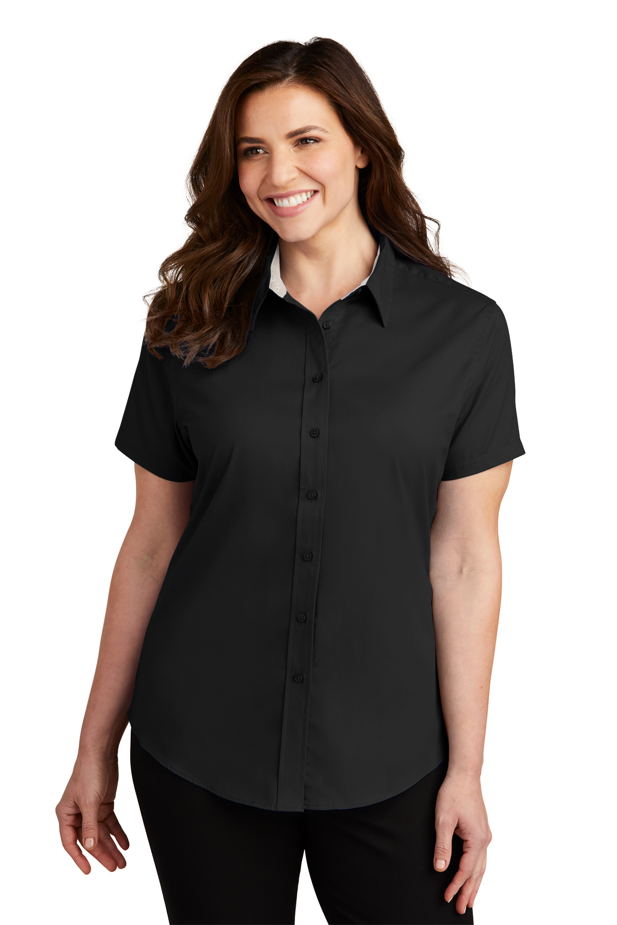 Ladies Shirt Easy Authority Port | Care | Product Port Short Sleeve Authority