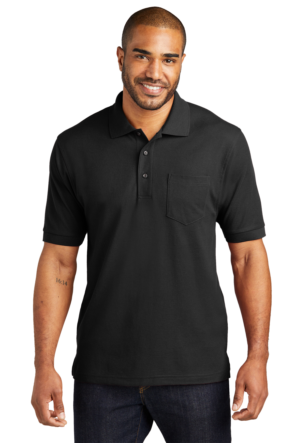 Port Authority Silk Touch™ Polo with Pocket | Product | SanMar