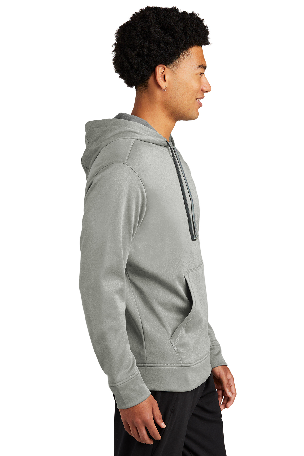 Sport-Tek PosiCharge Sport-Wick Heather Fleece Hooded