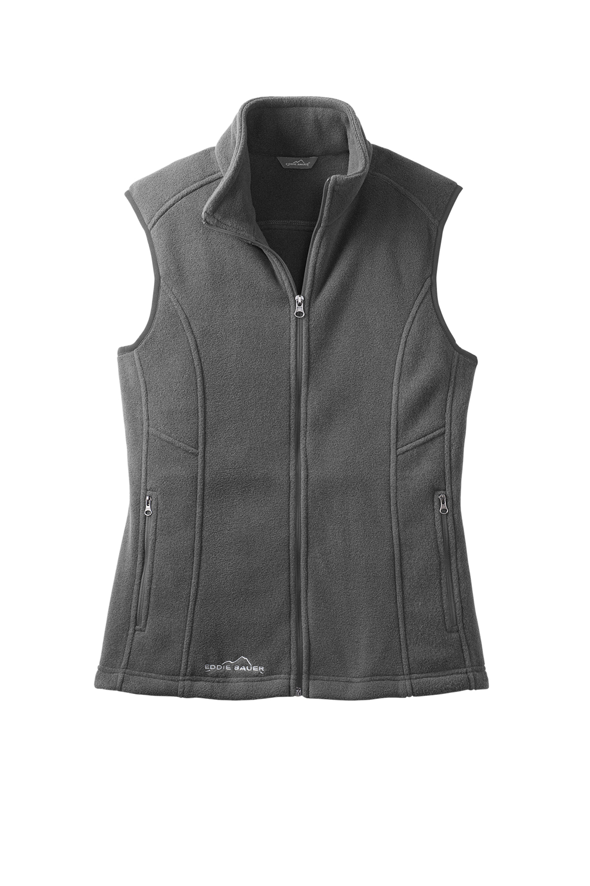 Eddie Bauer® - Ladies Fleece Vest (Grey) - SugarCreek Gear