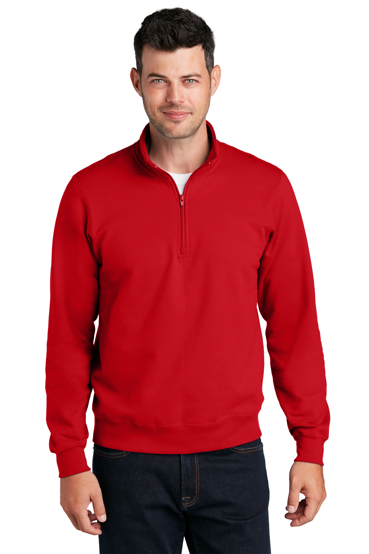 Port & Company<SUP>®</SUP> Fan Favorite™ Fleece 1/4-Zip Pullover Sweatshirt, Product