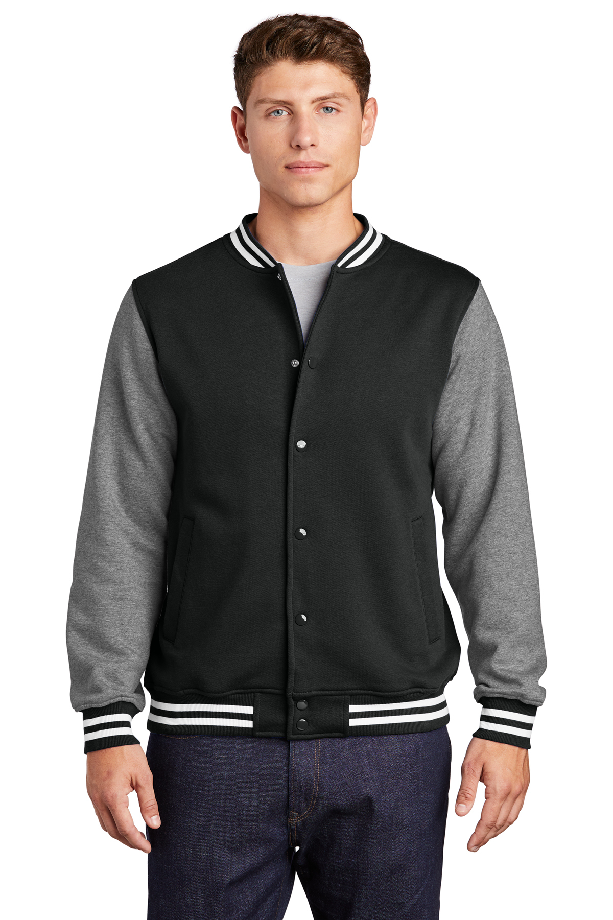 Sport-Tek Fleece Letterman Jacket | Product | SanMar