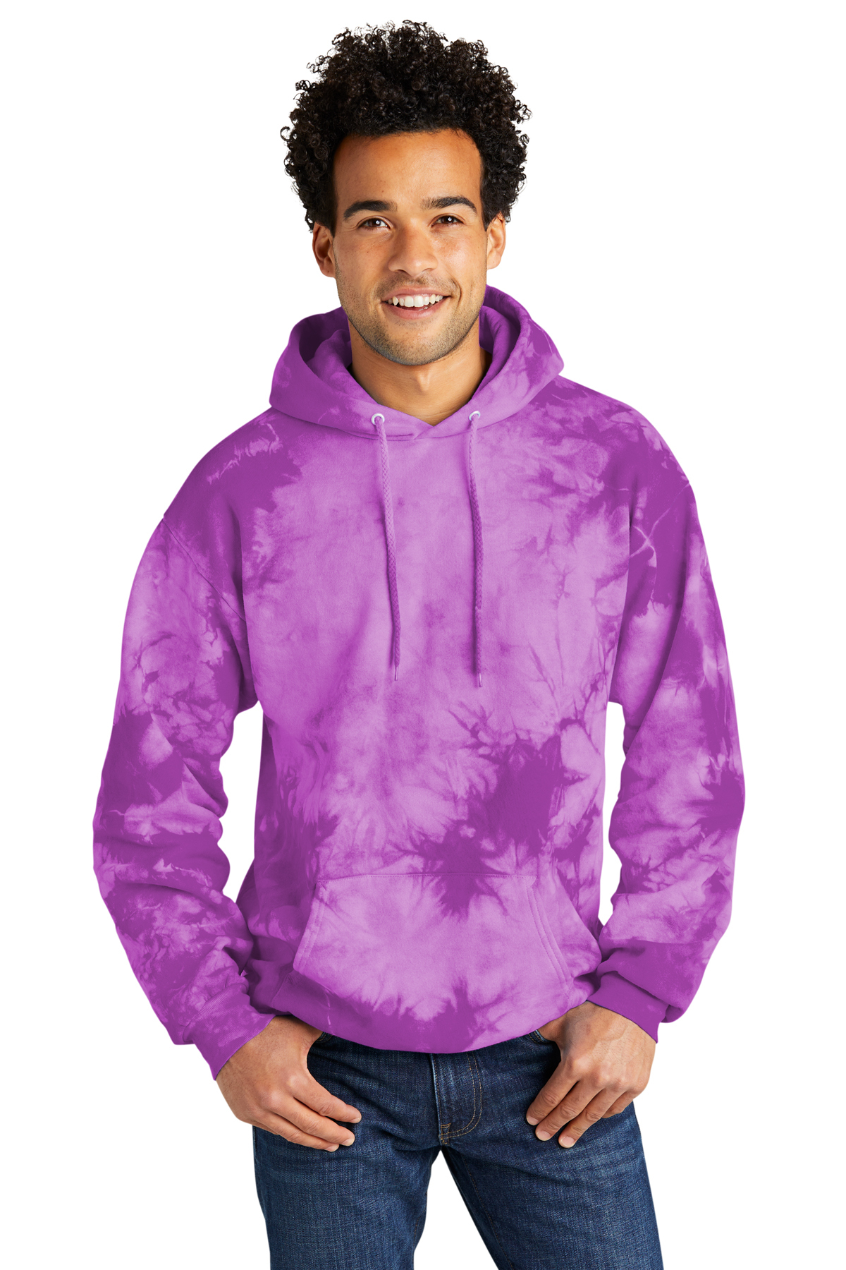 Port & Company Crystal Tie-Dye Pullover Hoodie, Product