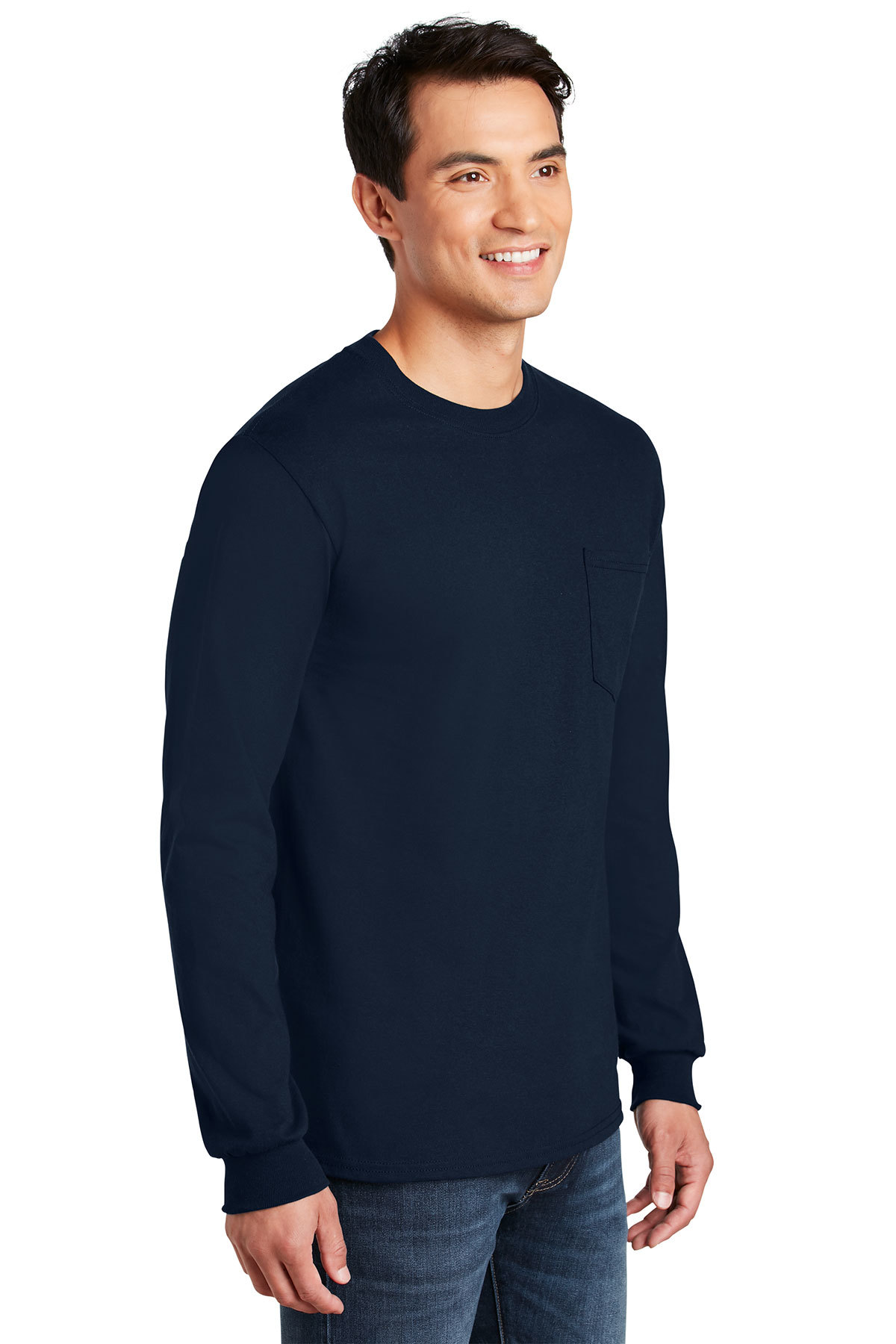 SanMar Wholesale Men's Navy Plain T-Shirt - Vl60, Case of 72, Options, Navy, Case of (72) Pieces